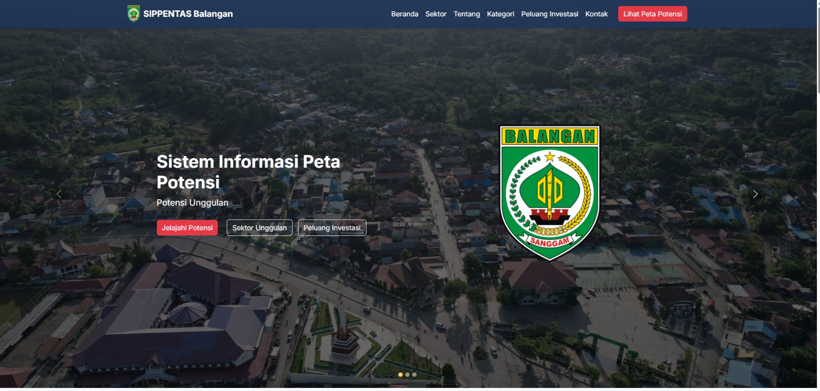 SIPPENTAS: Kini Potensi Investasi Balangan Bisa Dilihat Sampai ke Titik Lokasi