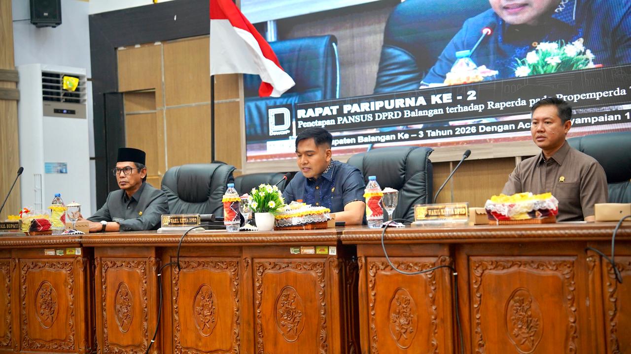 DPRD Balangan Tetapkan Pansus dan Bahas 12 Raperda Propemperda 2026