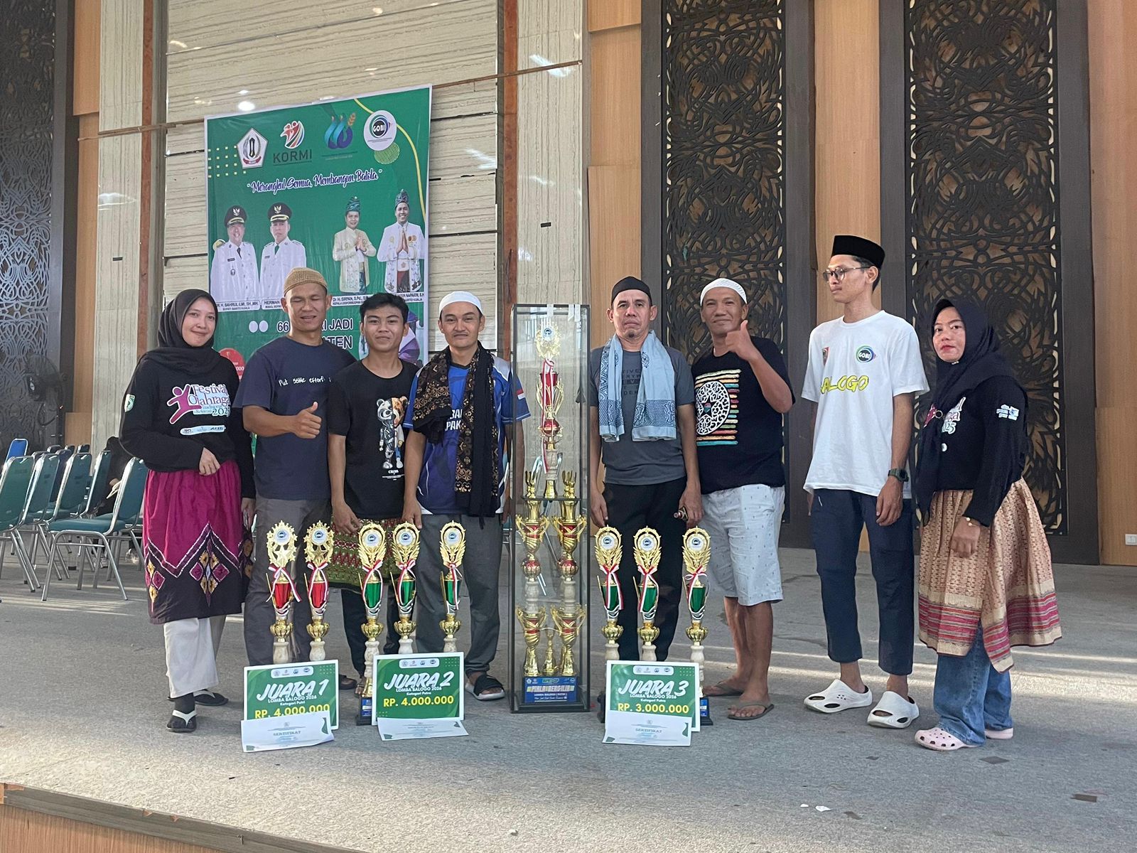 Balangan Raih Juara I Lomba Balogo Kategori Putri dan Juara Umum Bergilir