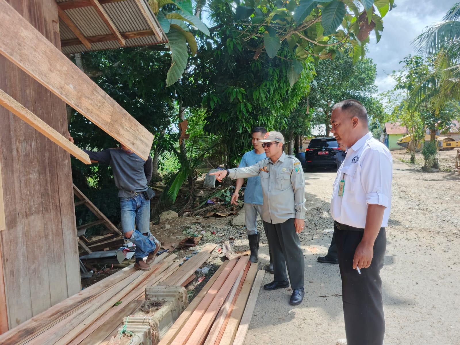 BPBD Balangan Lakukan  Pemulihan Pascabanjir Bandang di Awayan dan Tebing Tinggi