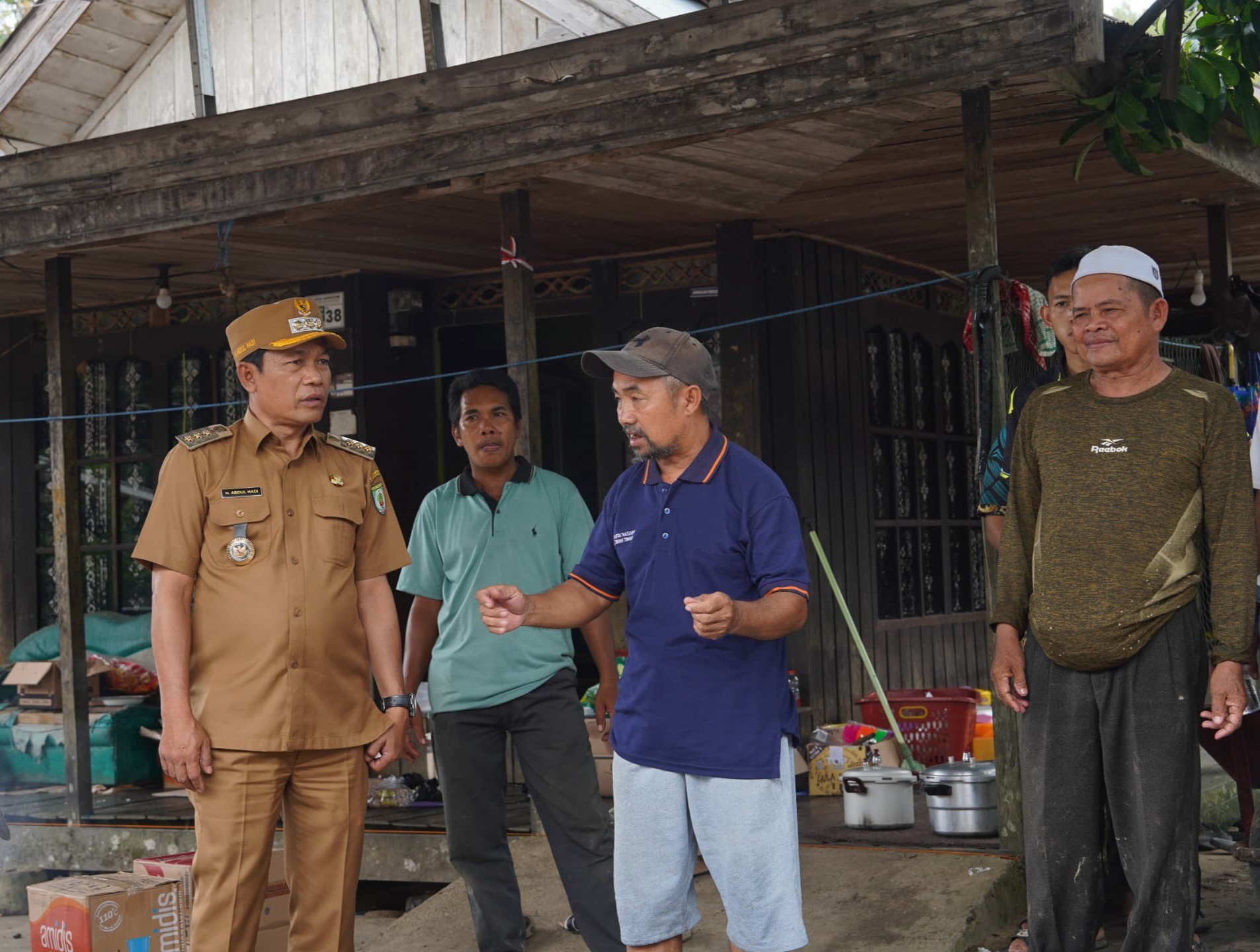 Bupati Balangan Pastikan Perbaikan Rumah Korban Banjir Dipercepat