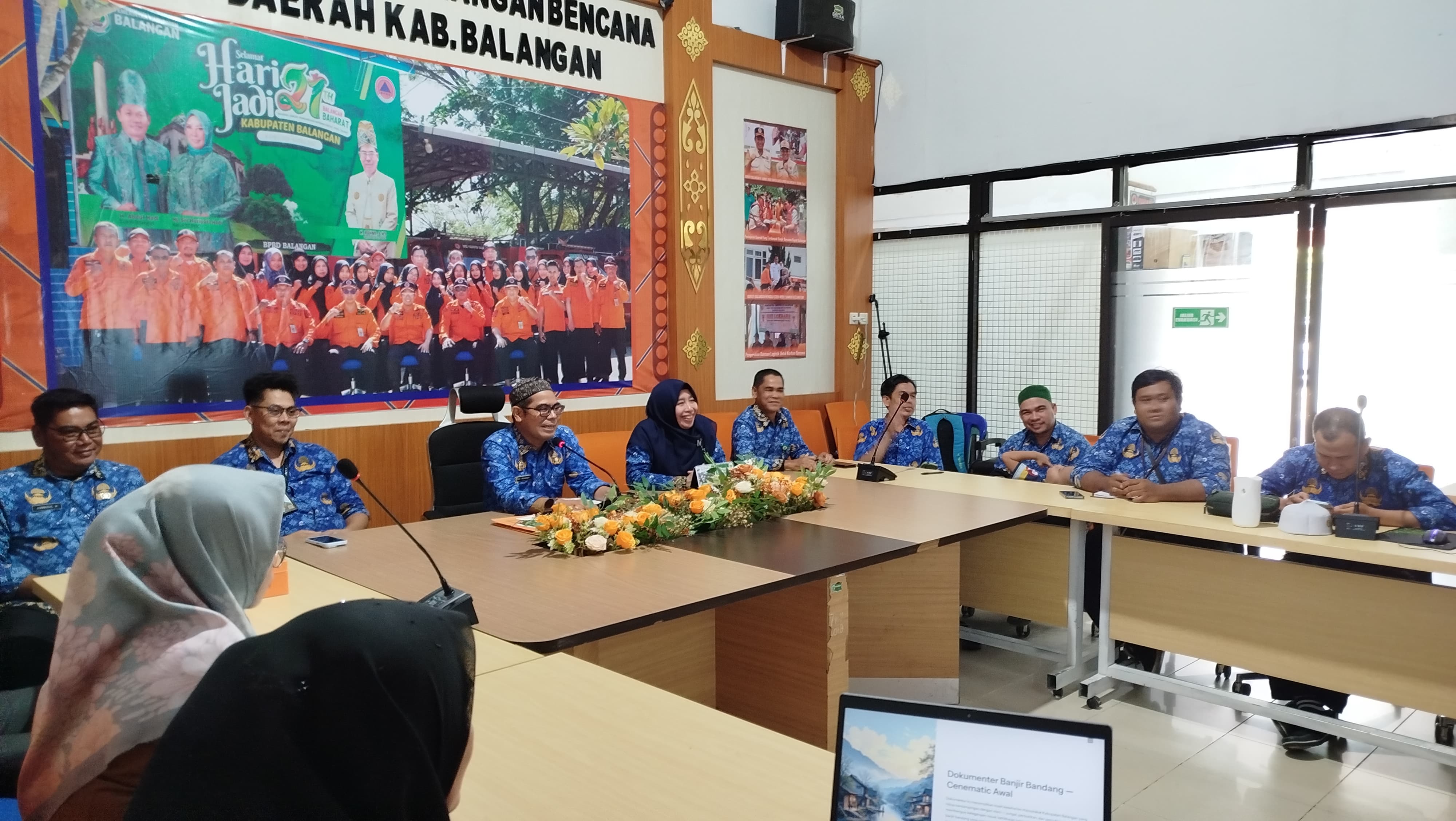 BPBD Balangan Siap Garap Film dan Buku Dokumenter