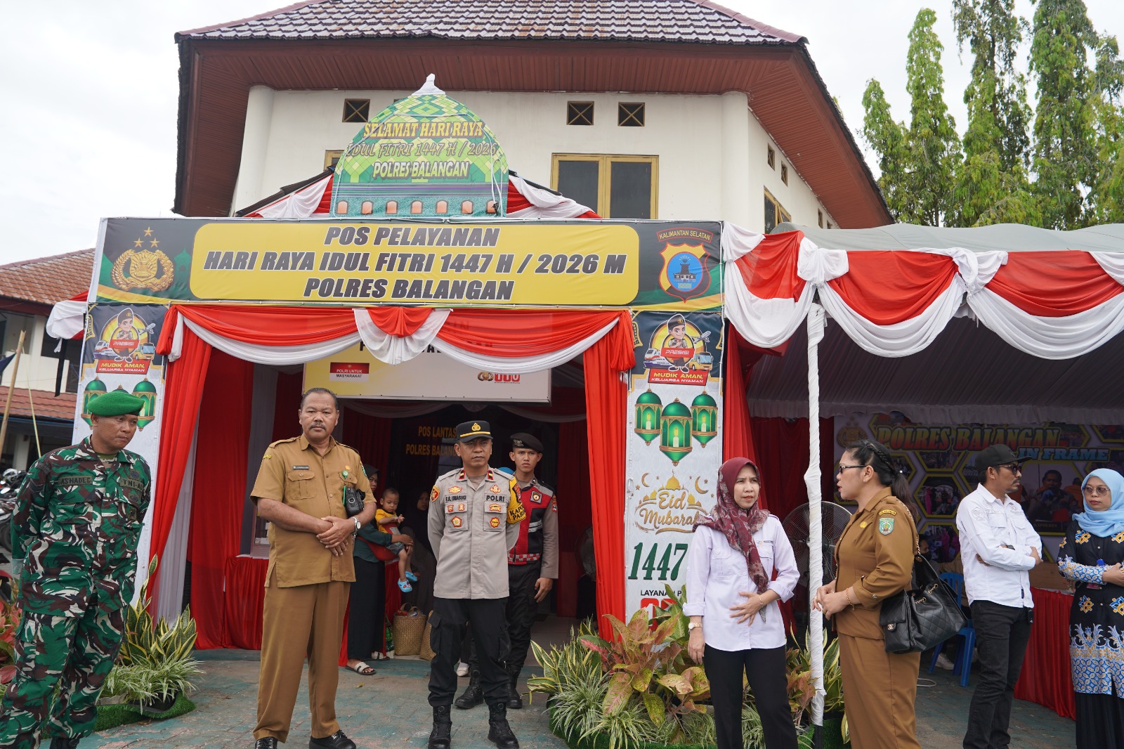 BKKBN Kalsel Hadirkan Layanan Keluarga di Posko Mudik Polres Balangan