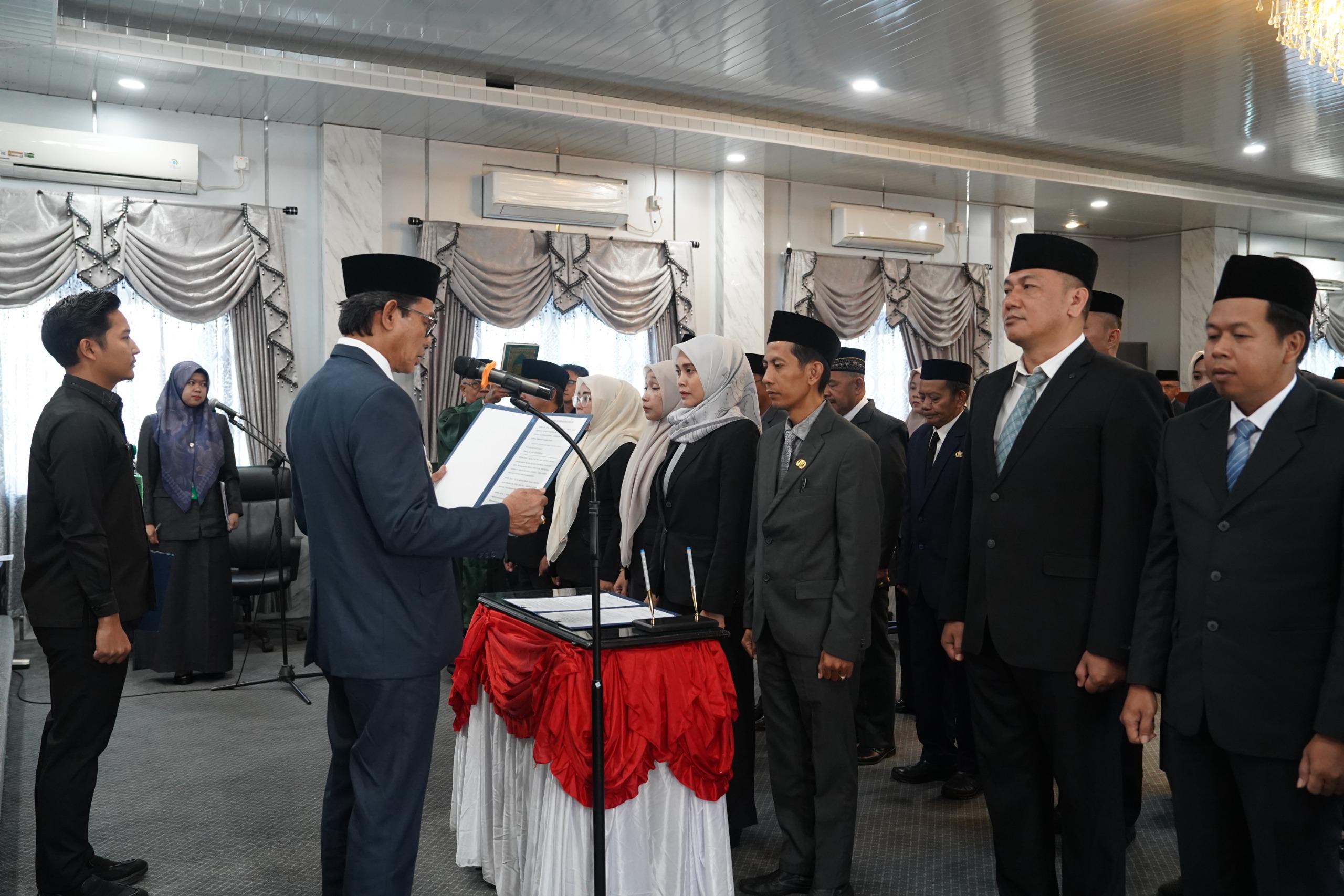 Lantik 22 Pejabat, Wabup Balangan Tekankan Kerja Nyata untuk Masyarakat
