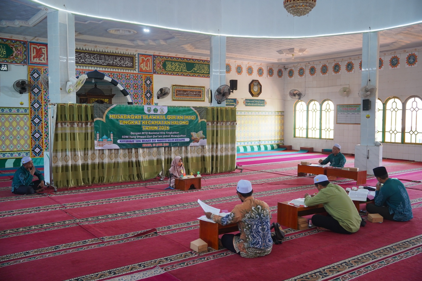 Kecamatan Halong Seleksi Peserta MTQ Menuju Tingkat Kabupaten Balangan