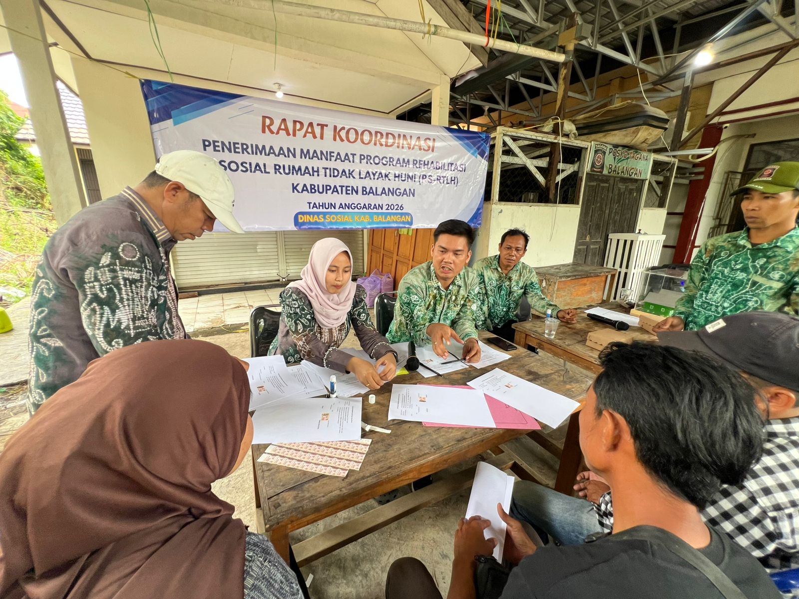 Rakor RS-RTLH 2026, Dinsos Balangan Pastikan Bantuan Tepat Sasaran