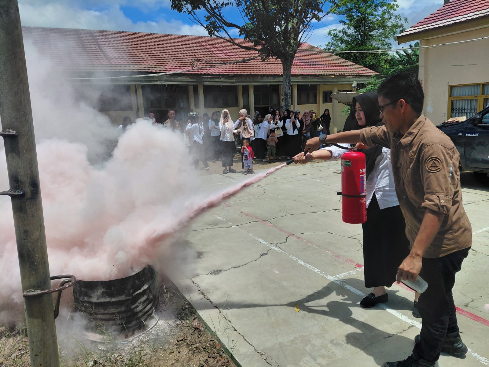 Tingkatkan Kewaspadaan, BPBD Balangan Bekali Warga Kemampuan Tanggap Bencana