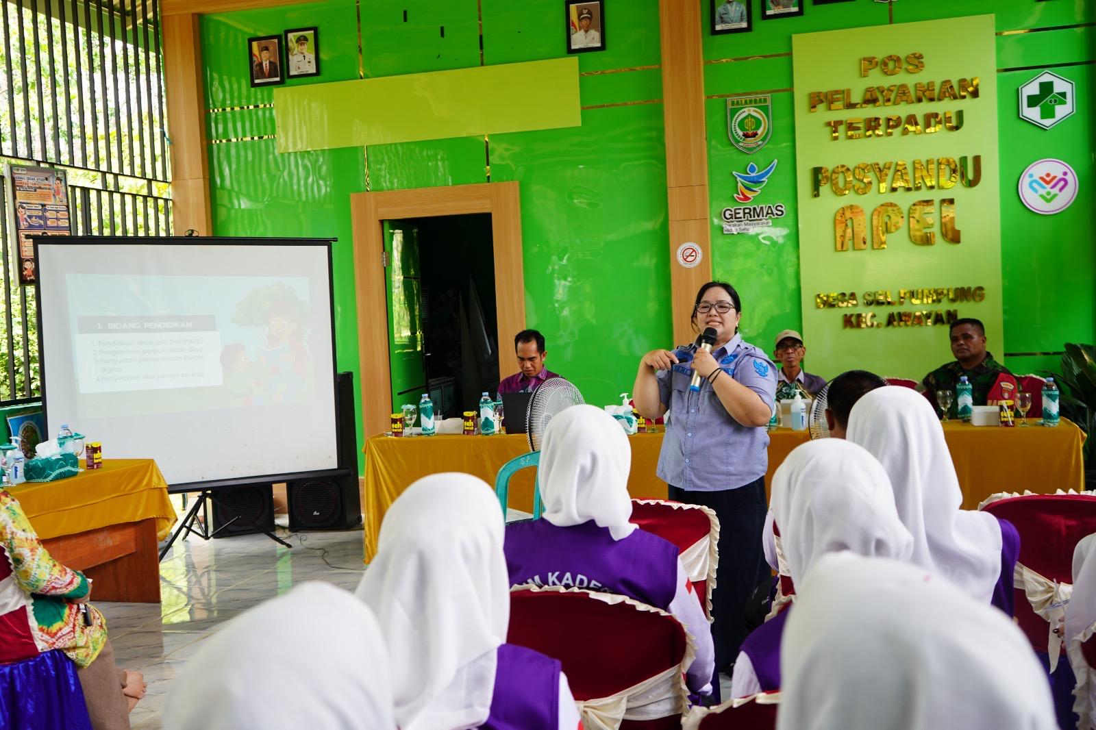 DP3A P2KB PMD Balangan Bina Posyandu Apel Sei Pumpung Jelang Lomba Tingkat Provinsi