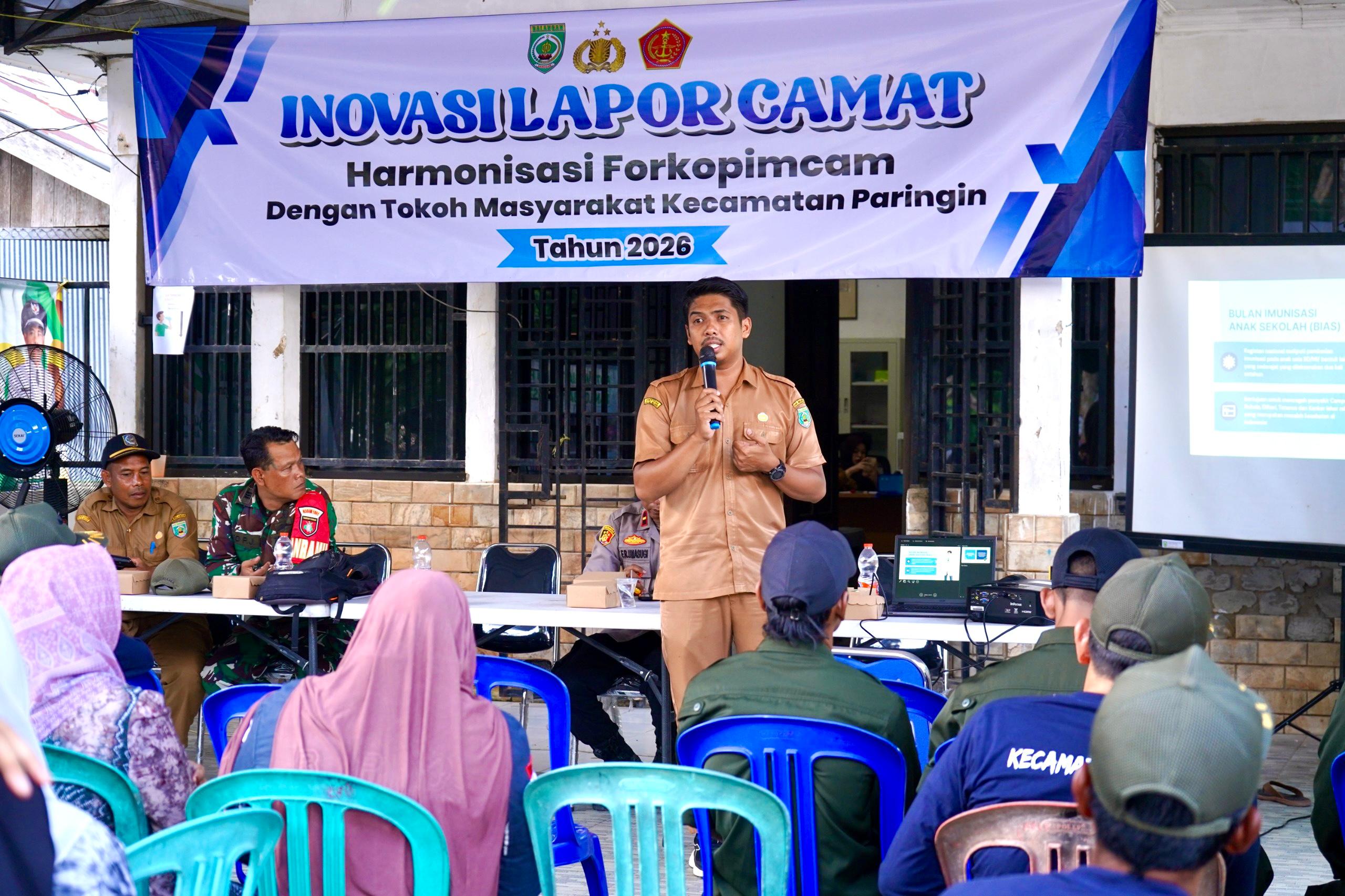 Paringin Perkuat Sinergi Forkopimcam dan Warga Lewat Inovasi Lapor Camat