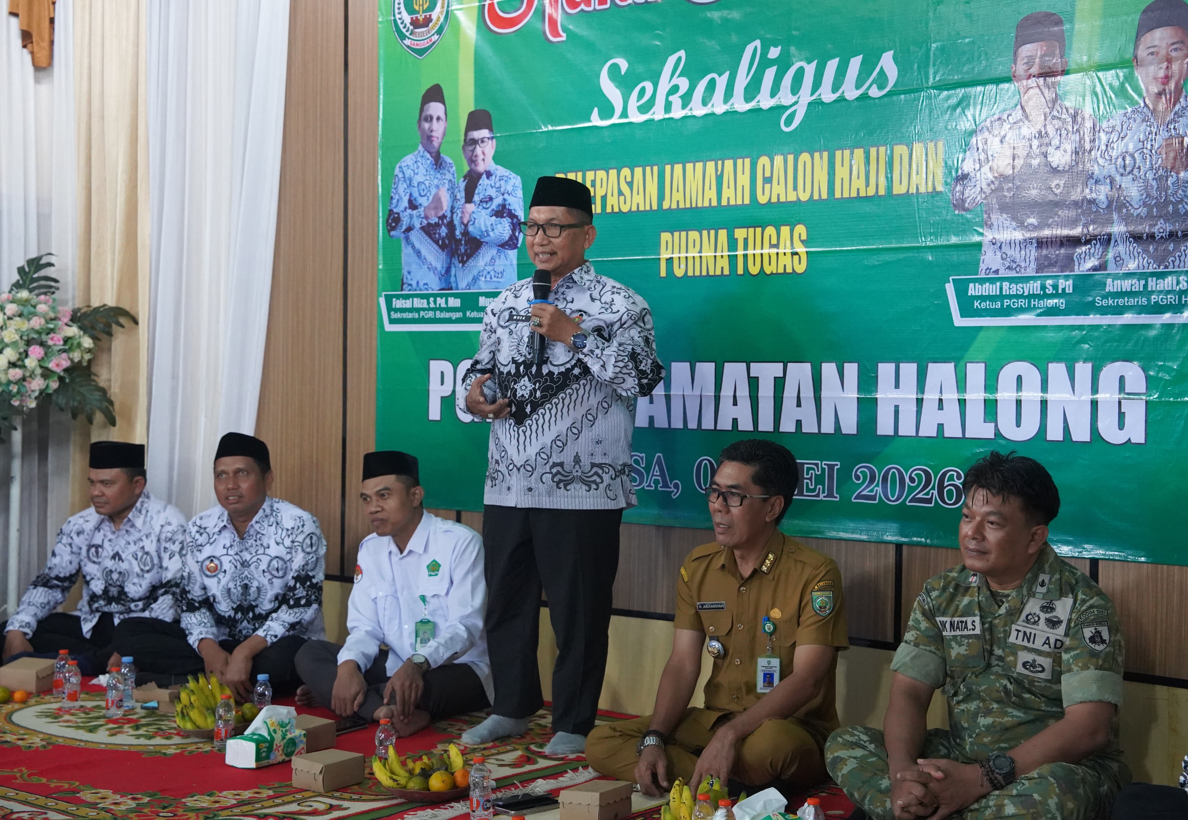 Halalbihalal PGRI Halong Pererat Silaturahmi dan Dorong Refleksi Pendidikan