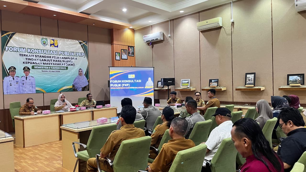 Tingkatkan Standar Pelayanan, PUPRPERKIM Balangan Gelar Forum Konsultasi Publik