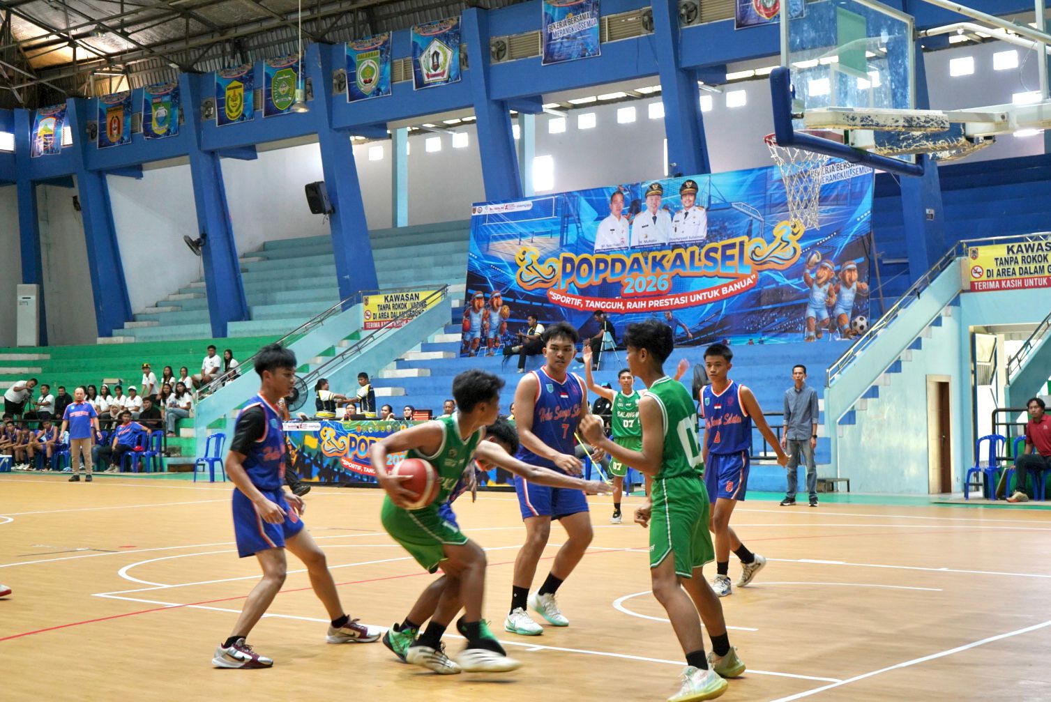 Tim Basket Balangan Berlaga di POPDA Kalsel 2026, PERBASI Apresiasi Perkembangan Atlet