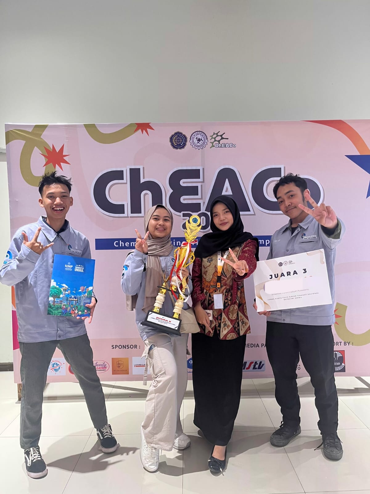 SMK N 1 Paringin Raih Juara 3 LKTIN CHEACO 2026 Lewat Inovasi 'AERO'