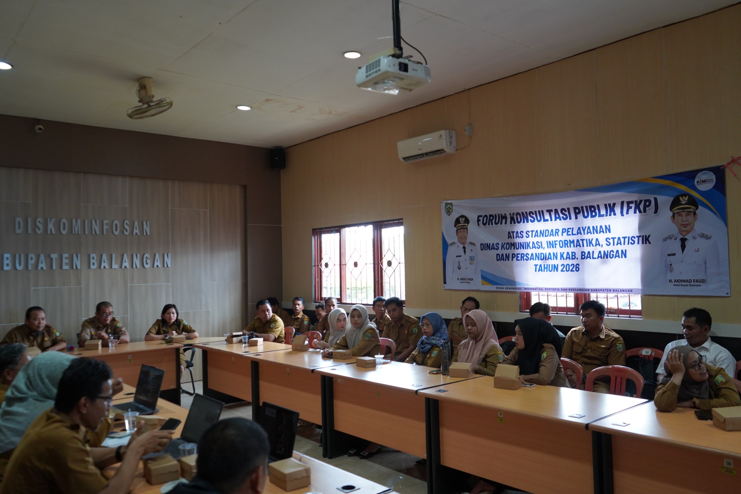 Diskominfosan Balangan Perkuat Kualitas Layanan Publik melalui FKP