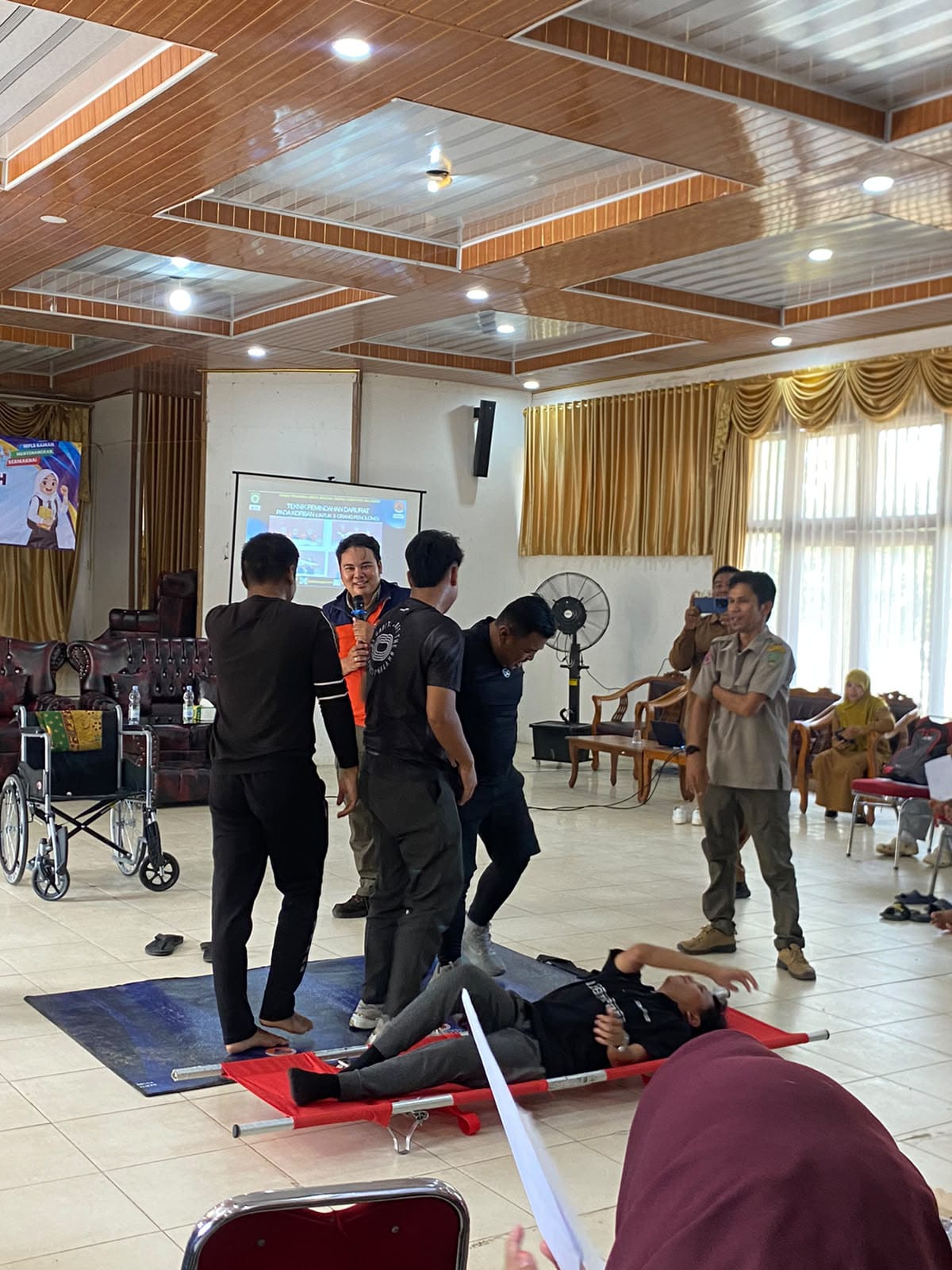 BPBD Balangan Edukasi Kesiapsiagaan Bencana dan Simulasi Evakuasi di Sekolah