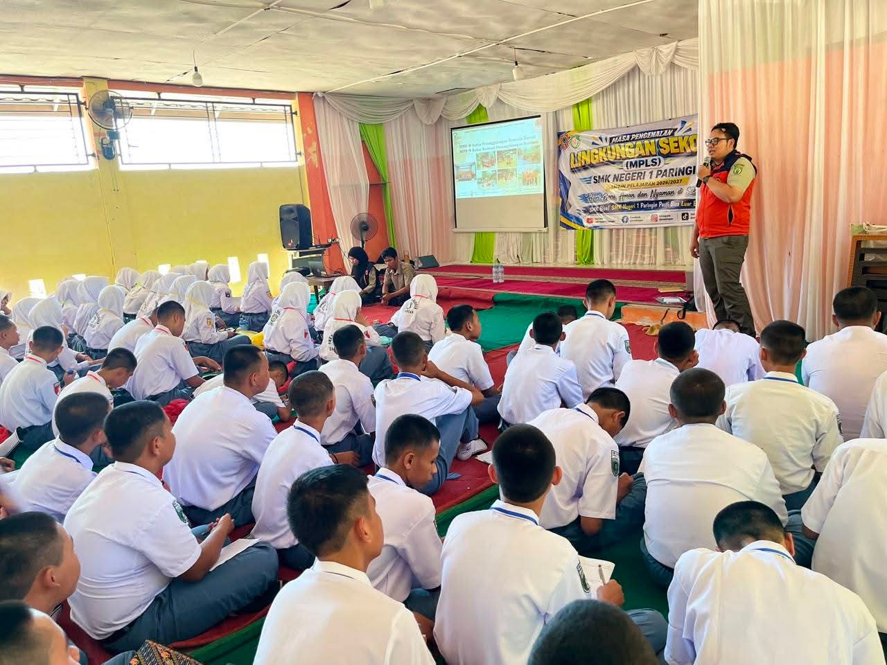 Gandeng BPBD, Dua Sekolah di Balangan Isi MPLS dengan Materi Kesiapsiagaan dan Mitigasi Bencana