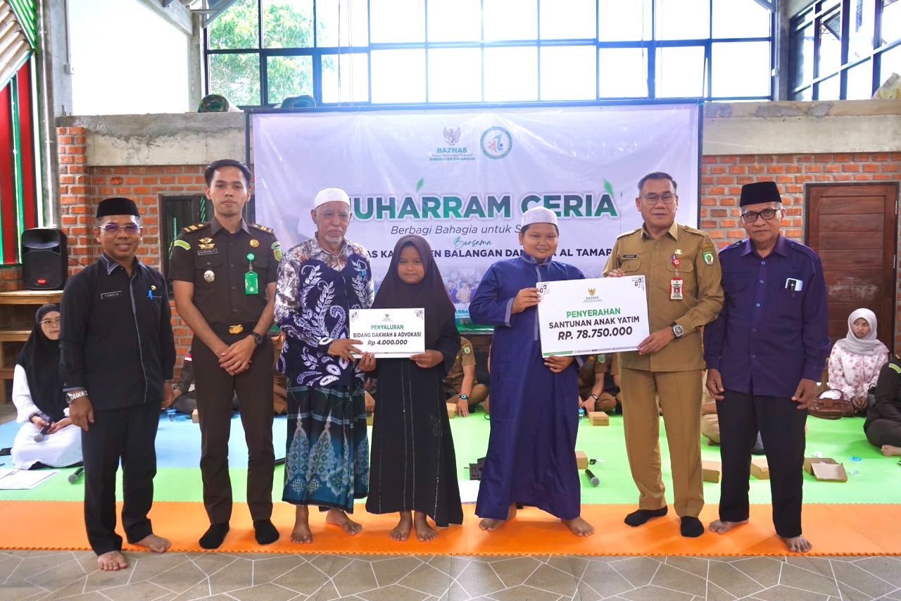 Muharram Ceria, Baznas Balangan Salurkan Santunan bagi 315 Anak Yatim dan Piatu