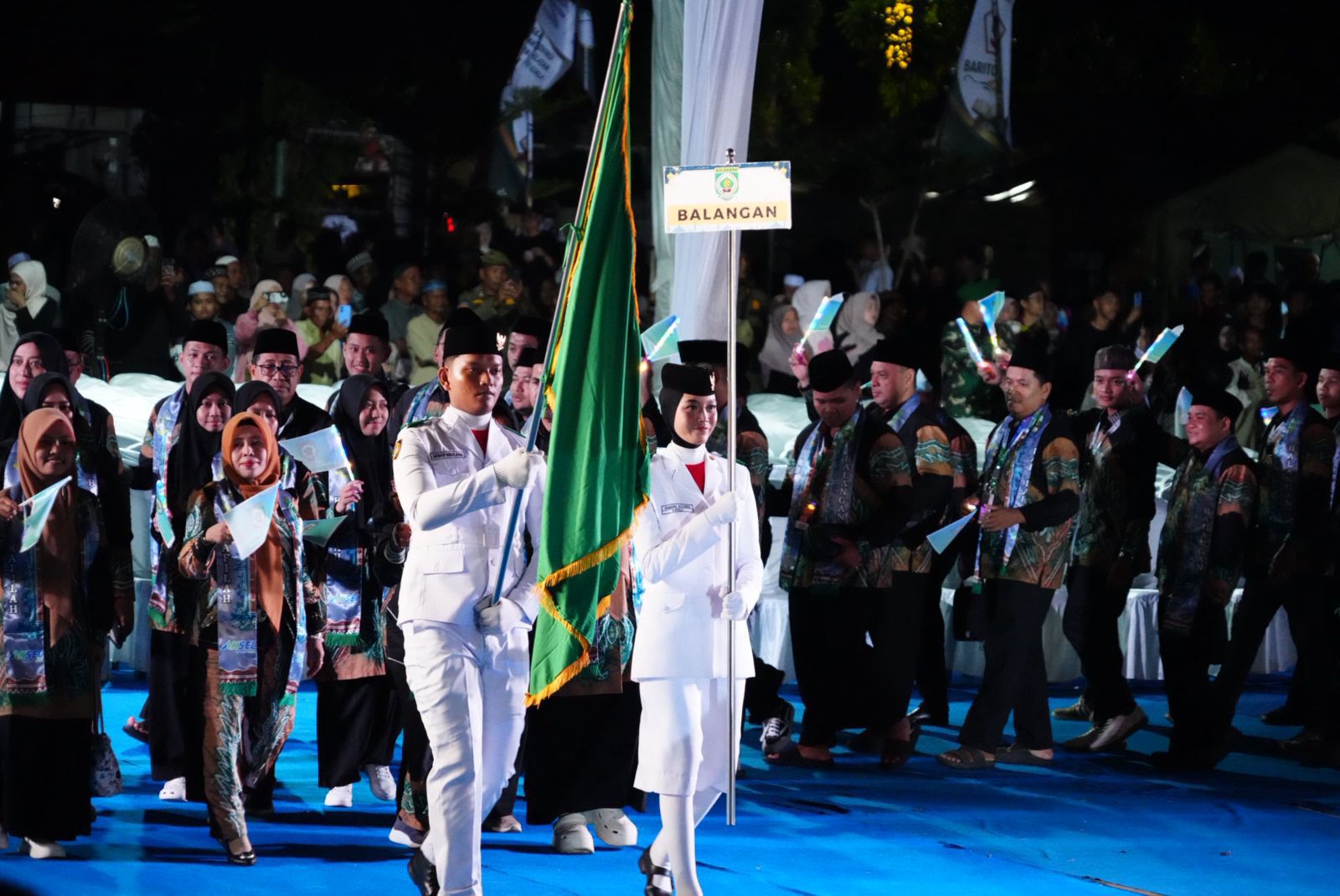 Hadiri Pembukaan MTQ Kalsel, Bupati Balangan Targetkan Kafilah Tembus Empat Besar