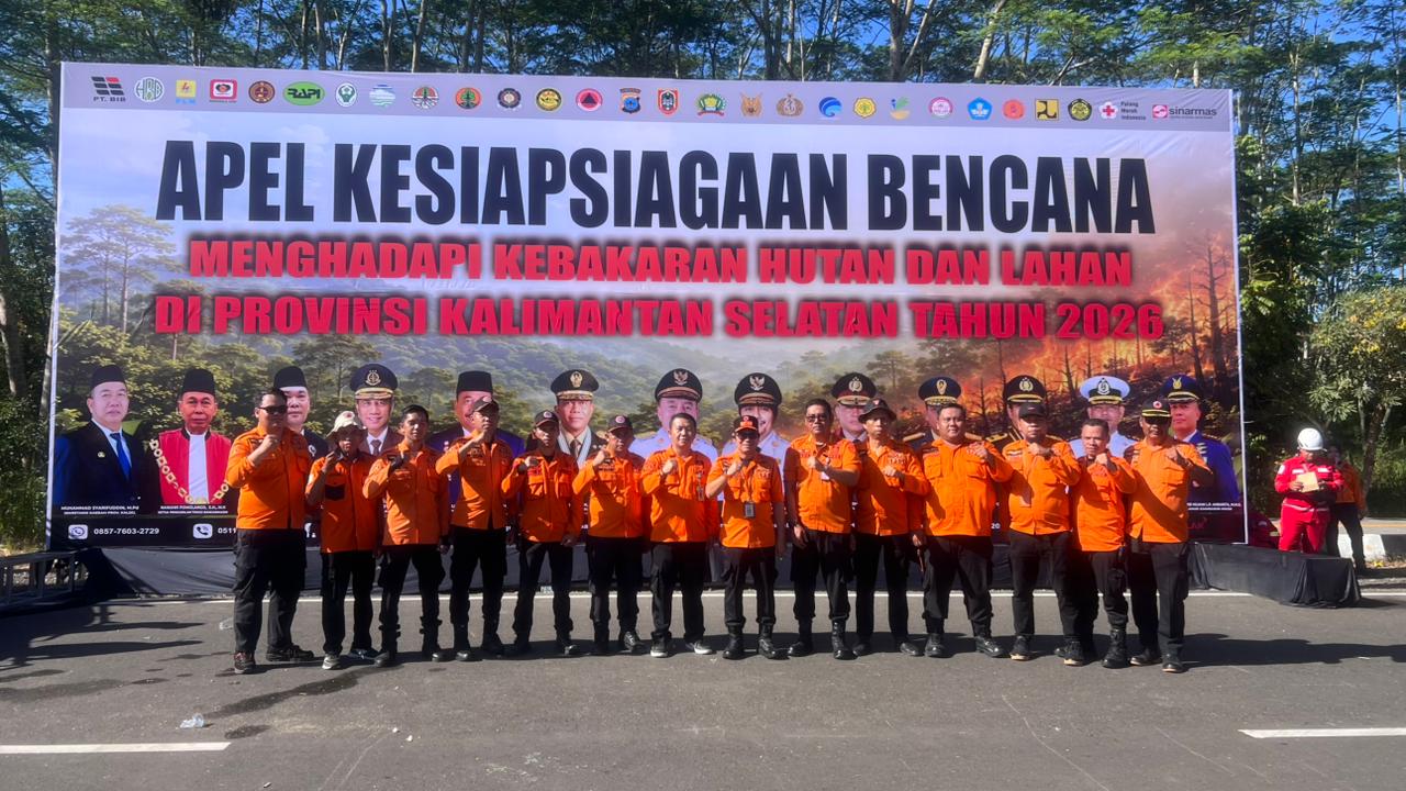 BPBD Balangan Perkuat Siaga Karhutla Usai Apel Provinsi