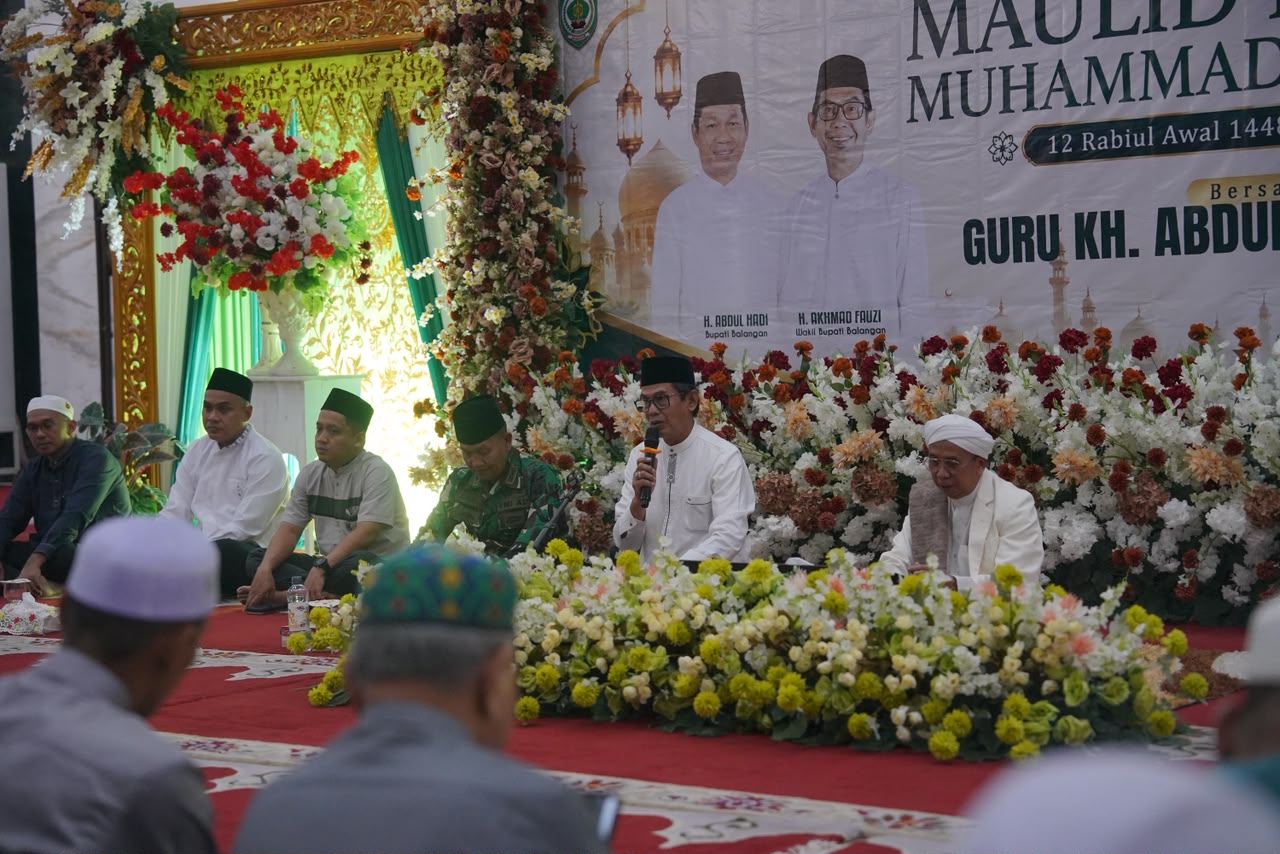 Maulid Nabi di Balangan, Warga Diajak Tiru Akhlak Rasul