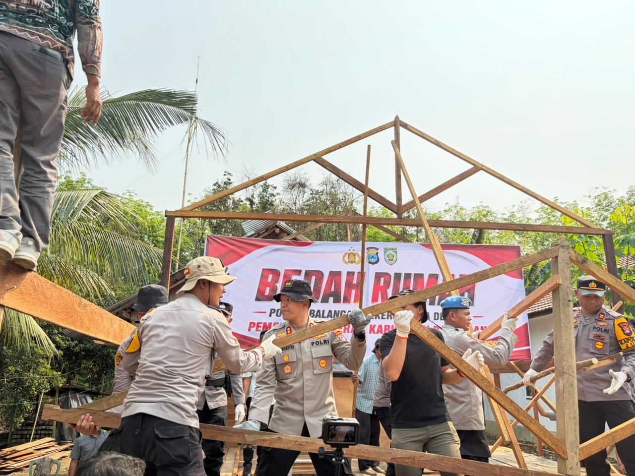 300 Rumah Warga Balangan Dibedah, Tiga Kecamatan Jadi Sasaran