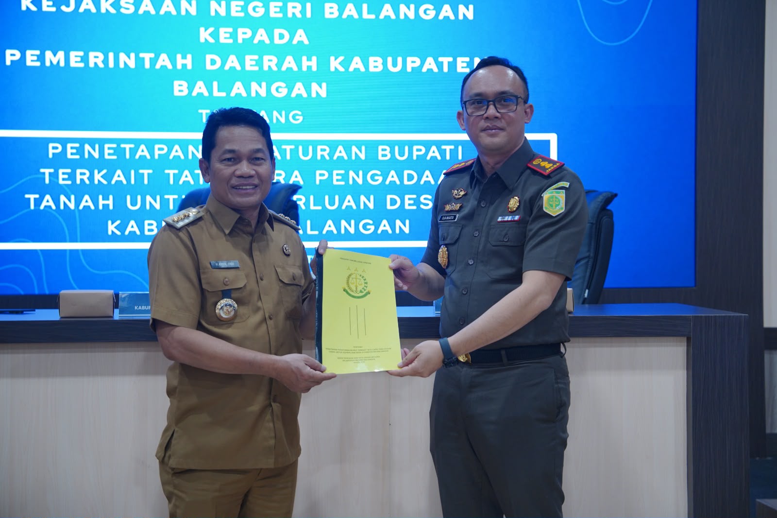 Kejari Balangan Berikan Legal Opinion Pengadaan Tanah untuk Keperluan Desa