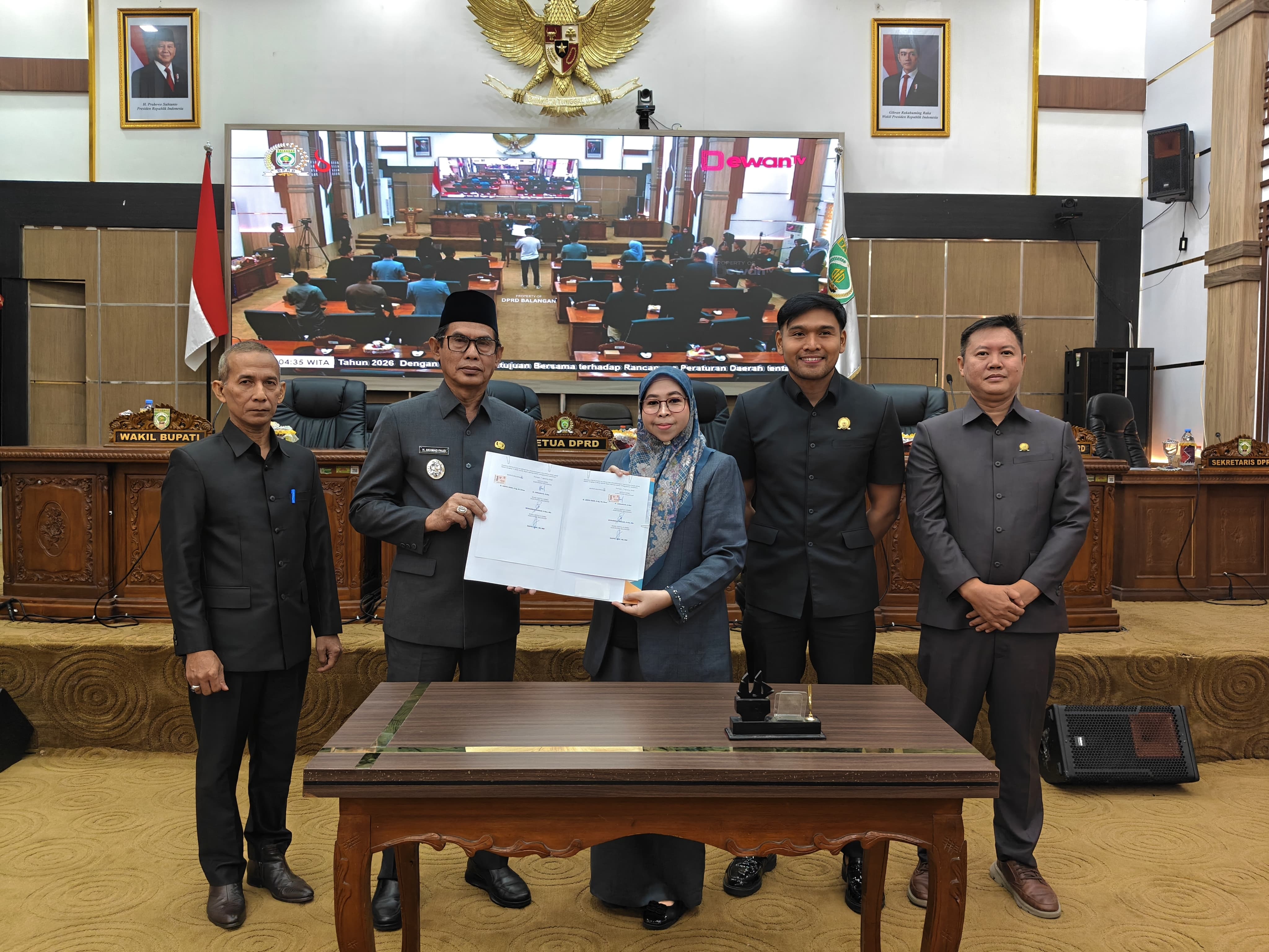 DPRD Balangan Setujui Raperda Perubahan APBD 2026