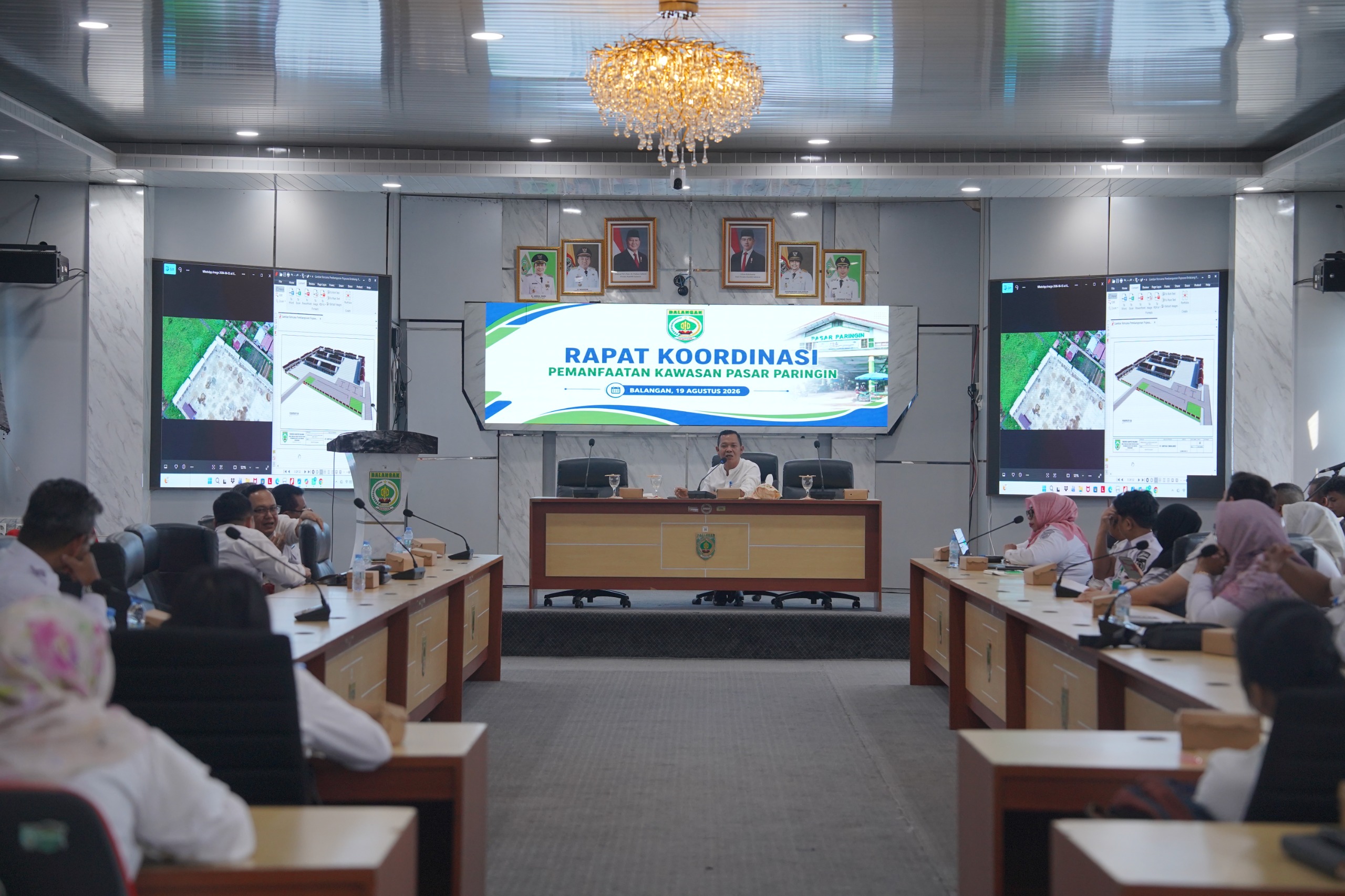 Pemkab Balangan Bahas Rencana Pemanfaatan Kawasan Pasar Paringin