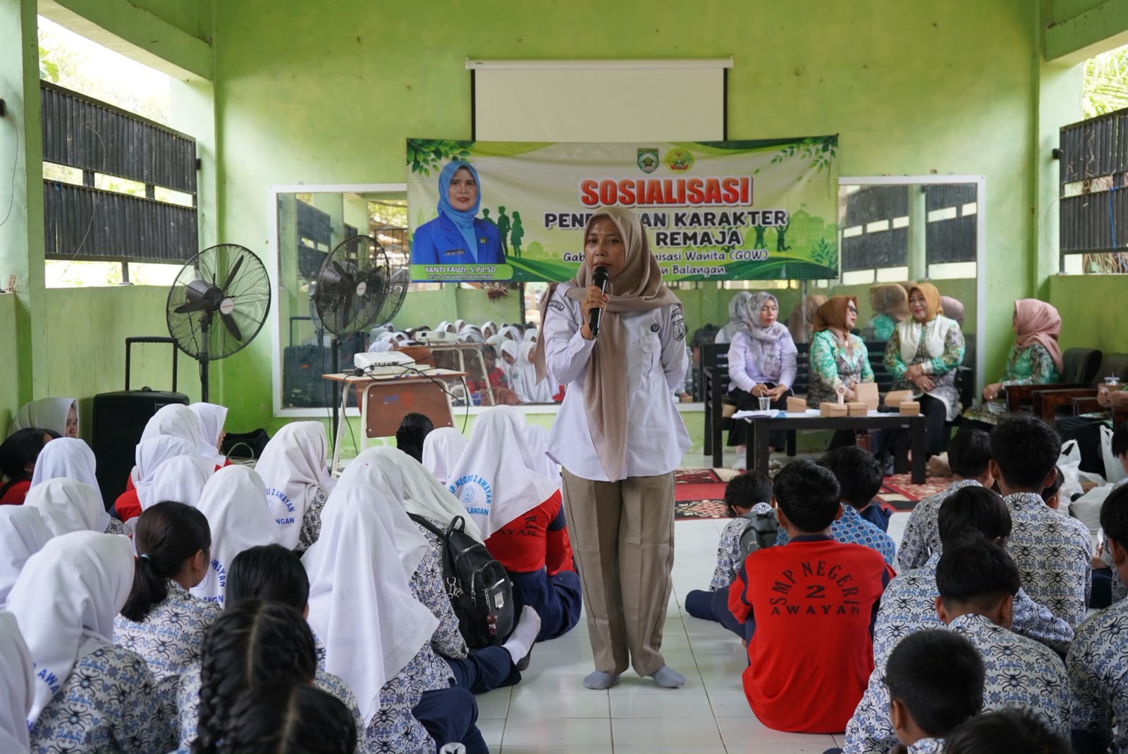 GOW Balangan Bekali Pelajar SMP Negeri 2 Awayan dengan Pendidikan Karakter