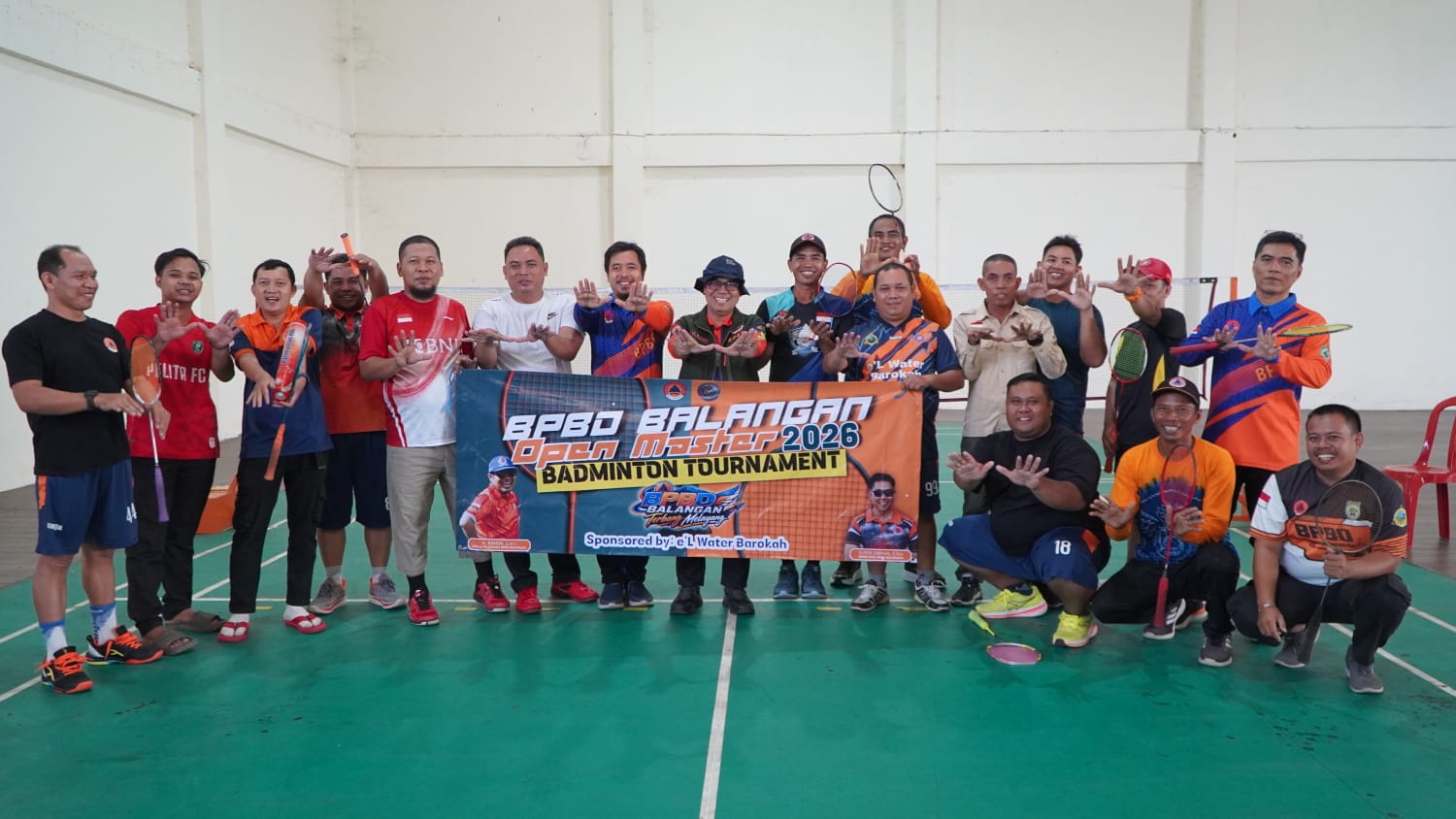 Sportivitas dan Kebersamaan, BPBD Balangan Gelar Turnamen Bulutangkis Open Master 2026