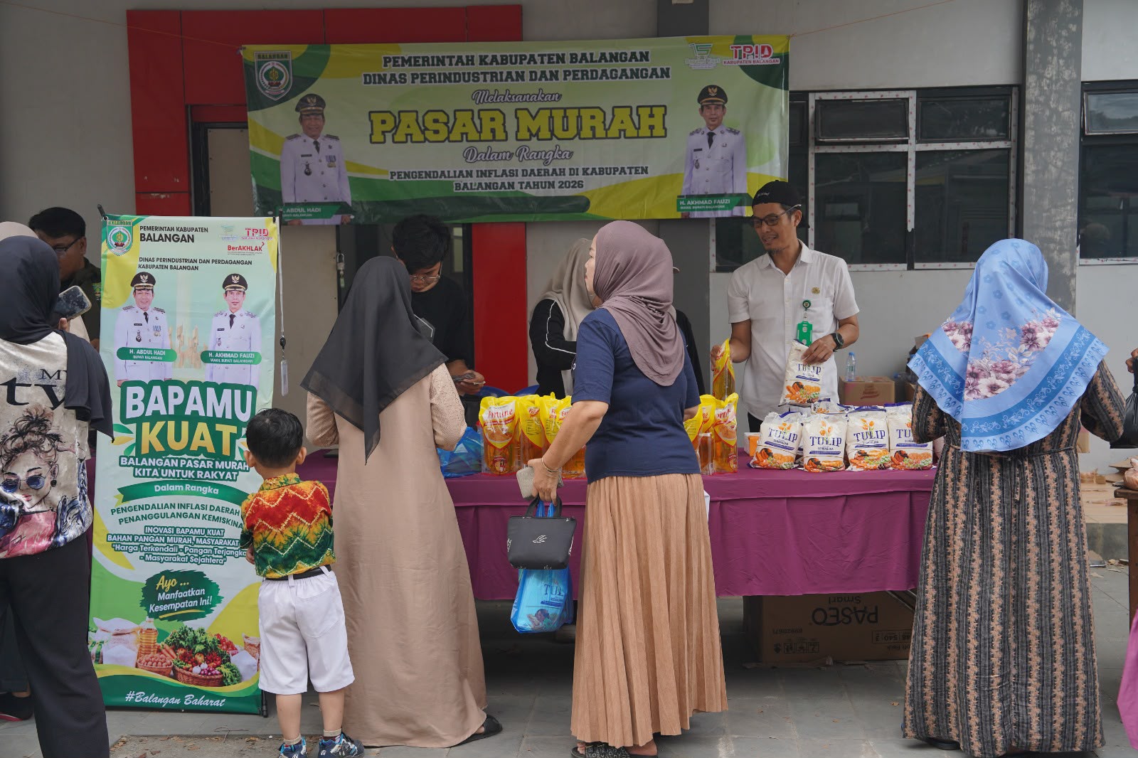 Pasar Murah di Batumandi, Disperindag Balangan Perkuat Pengendalian Inflasi