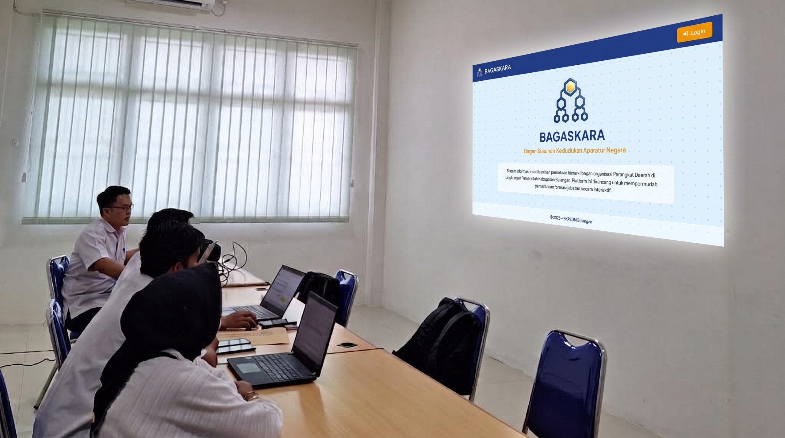 BAGASKARA Digitalisasi Data Jabatan ASN Balangan