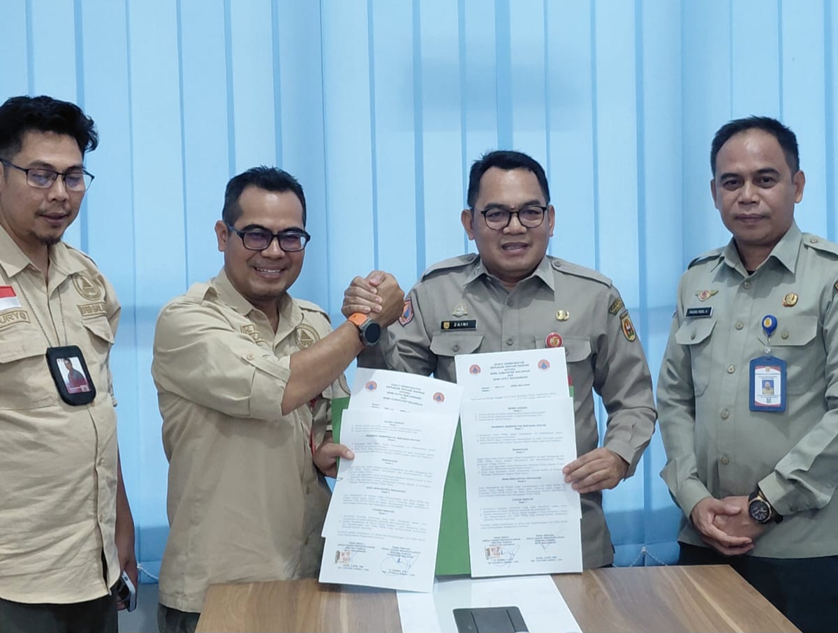 BPBD Balangan Jalin Kerja Sama Replikasi Inovasi dengan BPBD Banjarbaru